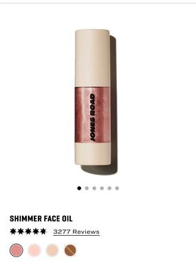 Jones Road Shimmer Face Oil — Cool Rose